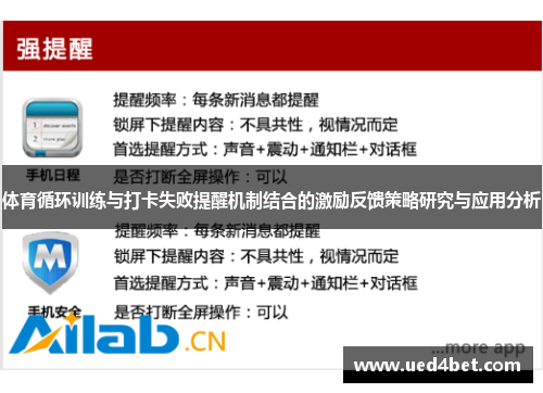 体育循环训练与打卡失败提醒机制结合的激励反馈策略研究与应用分析